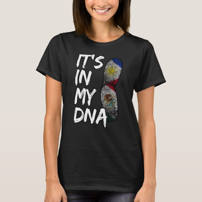 T-shirt Philippines Mexique Philippines Filipino Fier Mexi (Devant)