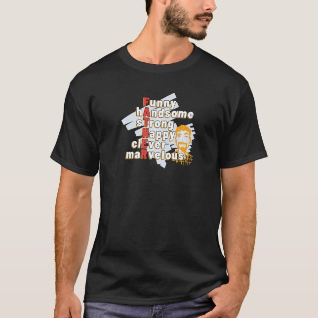 T-shirt Philippines Père philippin Meilleur papa Drôle Han (Devant)