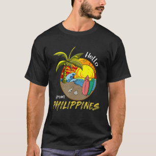 T-shirt Philippines Pinay Filipino Pride Pays Drapeau Isla