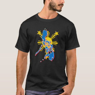T-shirt Philippines Pinay Filipino Pride Pays Drapeau Isla