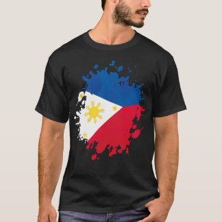 T-shirt Phillipines Country Flag Countrys Icon Symbol Trav