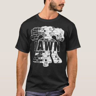 T-shirt Philly Jawn Liberty Bell Brick Grunge Philadelphie