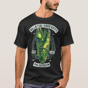 T-shirt Philodendron Billietiae feuilles botanistes variés