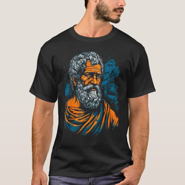T-shirt Philosophe grec Aristote (Devant)