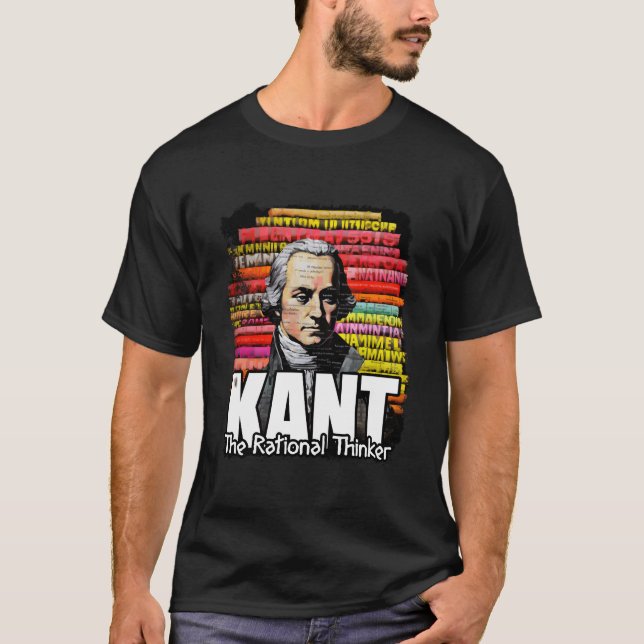 T-shirt Philosophe Kant (Devant)
