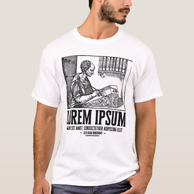T-shirt Philosophe Lorem Ipsum (Devant)