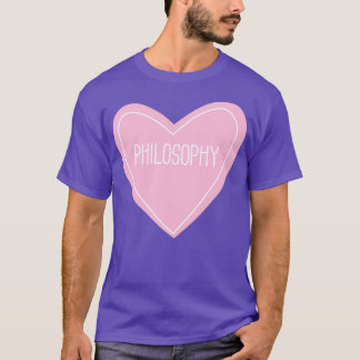 T-shirt Philosophie Coeur 1