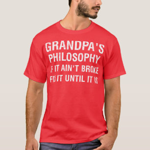 T-shirt Philosophie des grands-pas Si elle a cassé le fixe