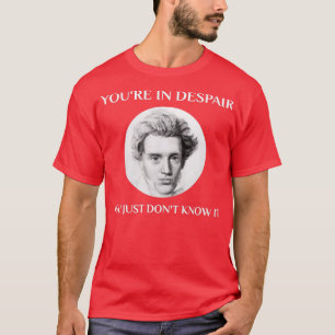 T-shirt Philosophie Kierkegaard Enseignant Étudiant Major 