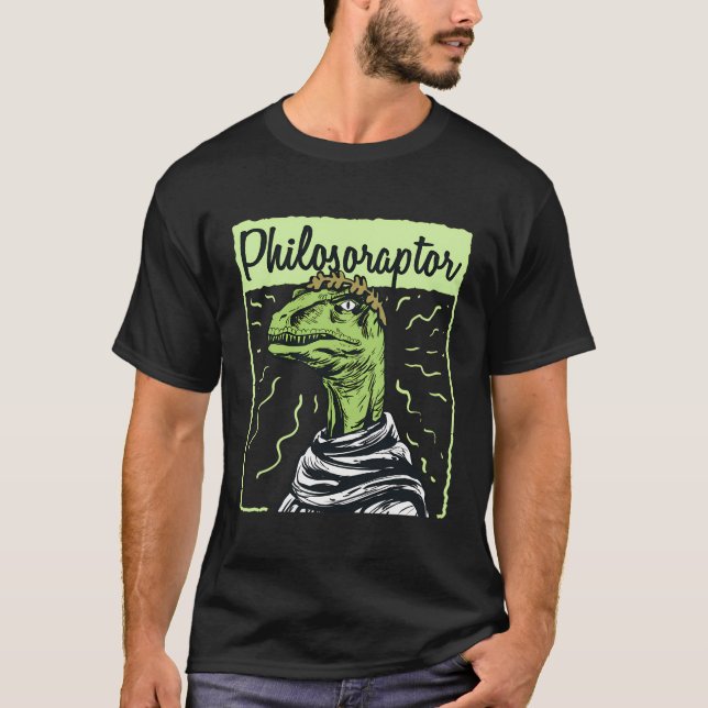 T-shirt Philosoraptor Pour Un Étudiant En Philosophie (Devant)