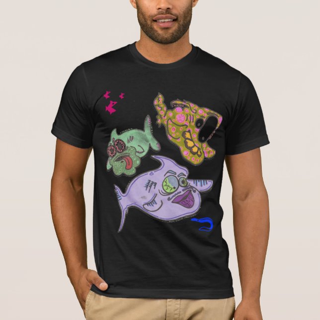 T-SHIRT PHISH PHACE (Devant)