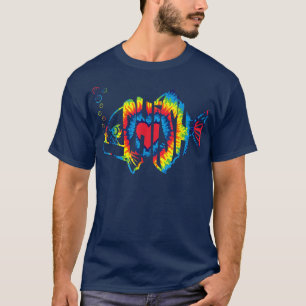 T-shirt Phishjam coloré, Tee Tiedye Pour Pêcheur, Poisson