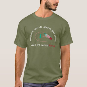 T-shirt Phlébotomiste drôle donne toujours 100%