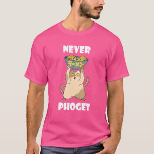 T-shirt Pho Bowl Jamais Pho Chat Asiatique Alimentation Ph