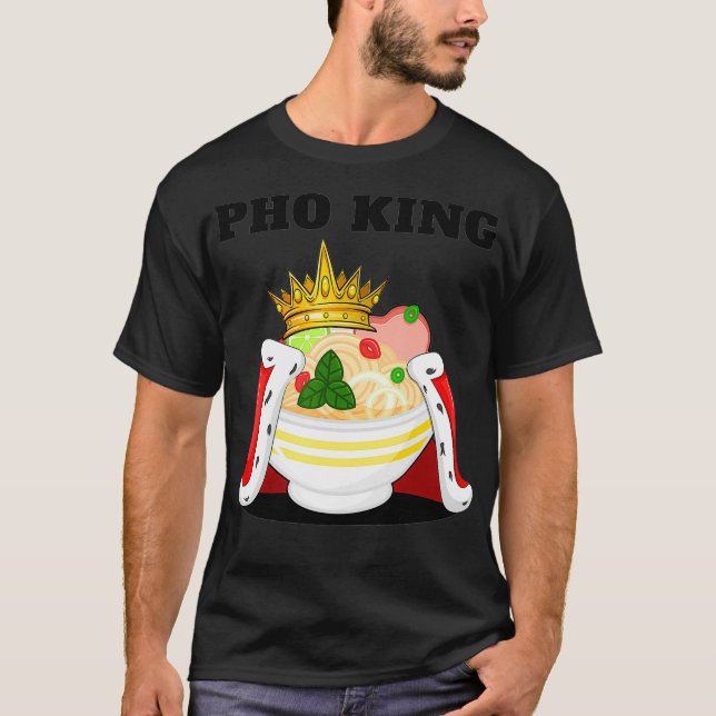 T-shirt Pho King Mens Pho Lover Soupe vietnamienne aux nou (Devant)