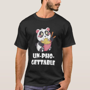 T-shirt Pho Panda inoubliable Asiatique Vietnamienne Noodl