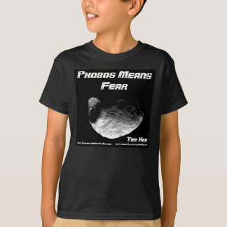 T-shirt Phobos veut dire la pièce en t Hee de crainte