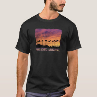 T-shirt Phoenix Arizona Beaux palmiers coucher de soleil c