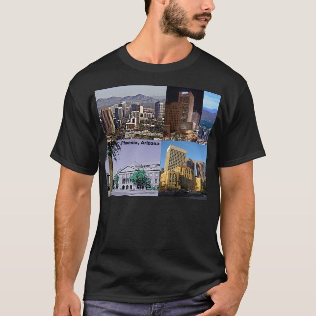 T-shirt Phoenix Arizona Montage (Devant)