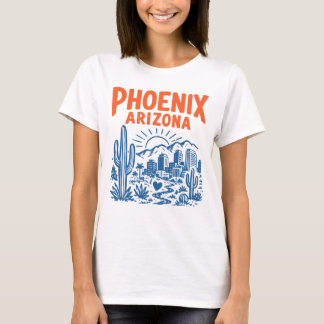 T-shirt Phœnix Arizona Ville Groovy
