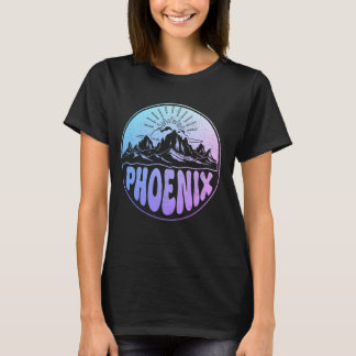 T-shirt Phoenix Arizona Vintage Montagnes Rétro