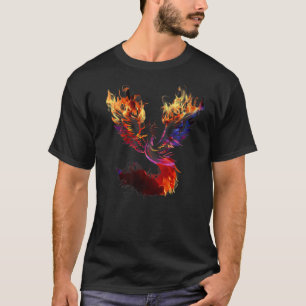 T-shirt Phoenix incendie oiseau renaissance à partir de ce