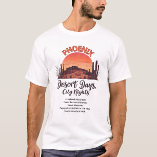 T-shirt Phoenix "Jours du désert, Nuits de la ville"