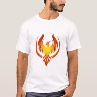 T-shirt Phoenix Rising : Tirage Graphique Gras Incendie