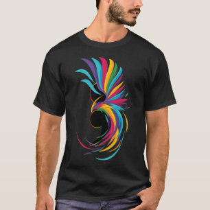 T-shirt Phoenix se lève d'un demi-cône
