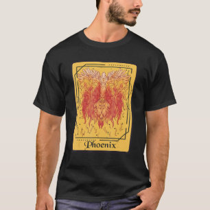 T-shirt Phoenix Tarot Card Firebird Imaginaire se lève de 