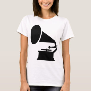 T-shirt Phonographe - Noir