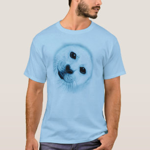 T-shirt Phoque de harpé de bébé "sauvez nos joints"