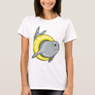 T-shirt Phoque Nageant Gonflable flotteur Été