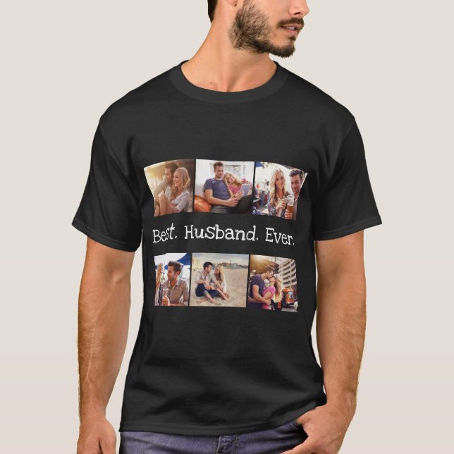 T-shirt Photo amusante Meilleur Mari Jamais Personnalisé N (Devant)