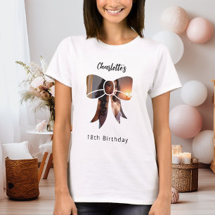 T-shirt Photo Bow Anniversaire