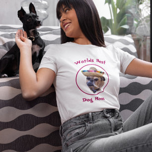 T-shirt Photo Brown Dog Face Chug