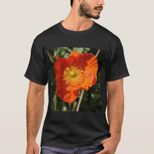 T-shirt Photo carré - Orange Poppy