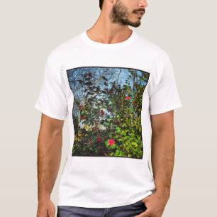 T-shirt Photo carrée - Buisson de Magnolia 01