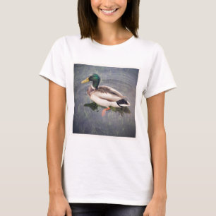 T-shirt Photo carrée - canard de Mallard