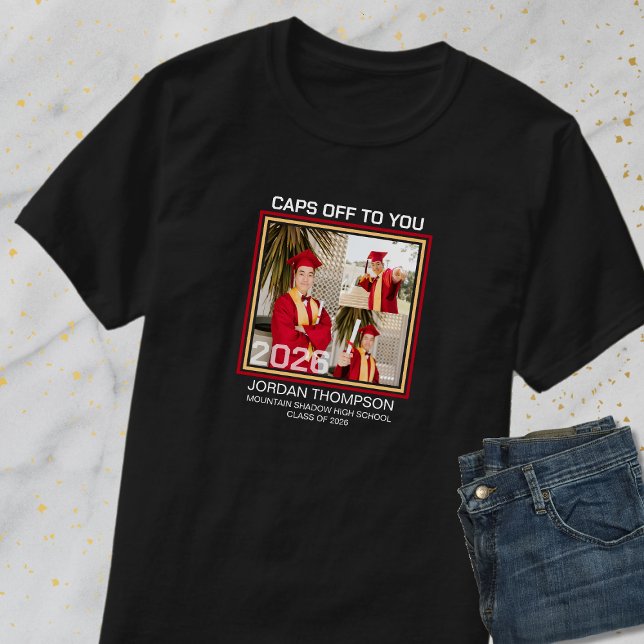 T-shirt Photo Collage Class Of 2026 Grad Family Group (Créateur téléchargé)