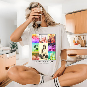 T-shirt Photo Collage Rétro Meilleure Amie Enterre