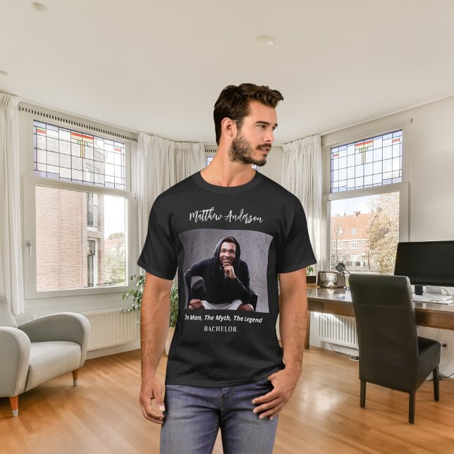 T-shirt Photo de célibataire homme mythe légende nom amusa (Créateur téléchargé)