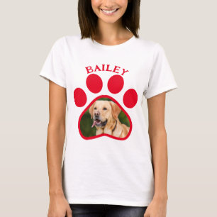 T-shirt Photo de chien d'animal de compagnie ou de chat Pa