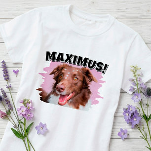 T-shirt Photo de compagnie personnalisé & nom