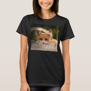 T-shirt Photo de Cute Little Orange Fox