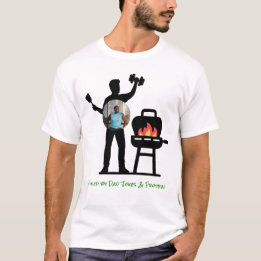 T-shirt Photo de fitness de papa silhouette noire drôle de