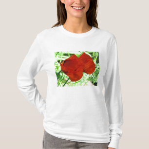 T-shirt Photo de fleur de deux pavots orientaux