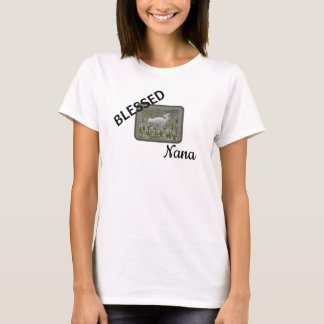 T-shirt Photo de la nature de la blanche aigrette bénie