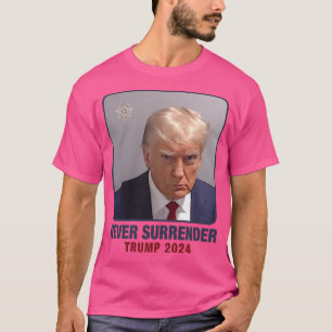 T-shirt Photo de la police de Donald Trump prise par un fu