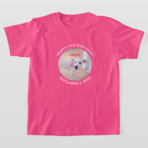 T-shirt Photo de l'adorable Chien de Chien de Chien Portan
